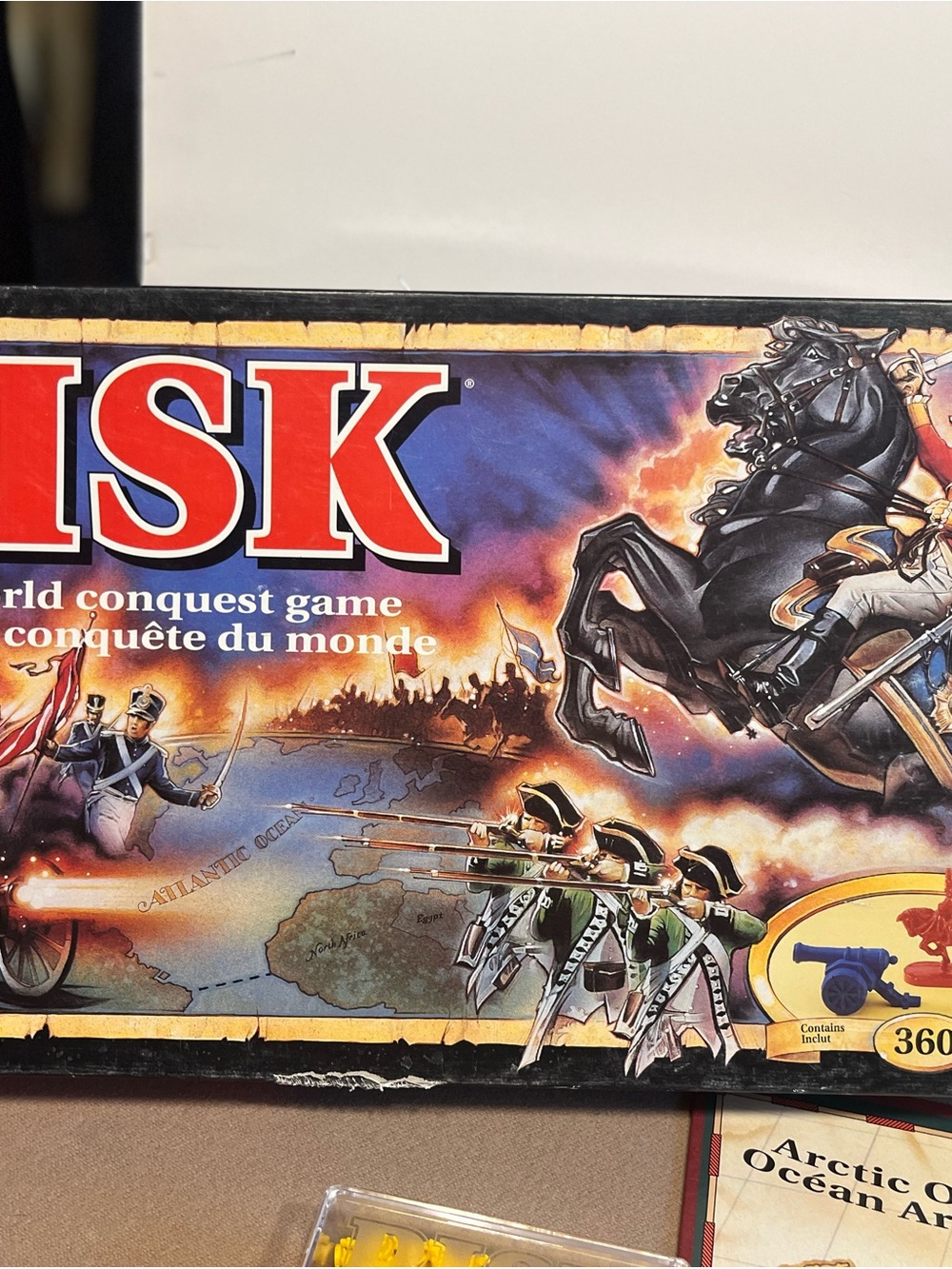 Risk Board Game Strategy Edition - Black & Red Box